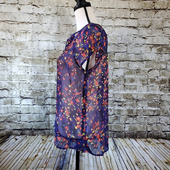 Liz Claiborne sheer blouse - Picture 5 of 7